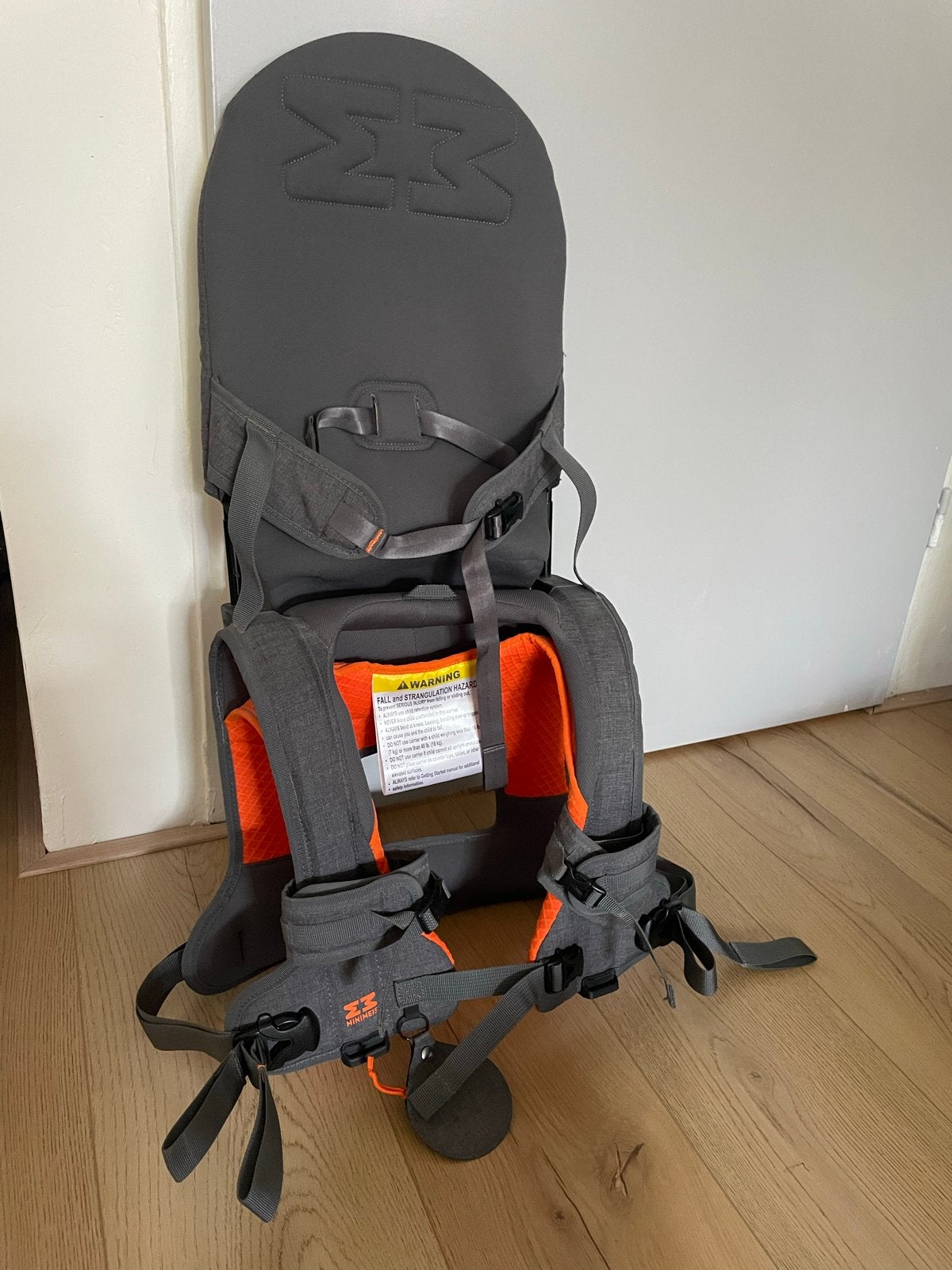 Minimeis G4 Schouderdrager - grijs oranje, Kinderen en Baby's, Babydragers en Draagdoeken, Overige merken, Overige typen, Ophalen of Verzenden