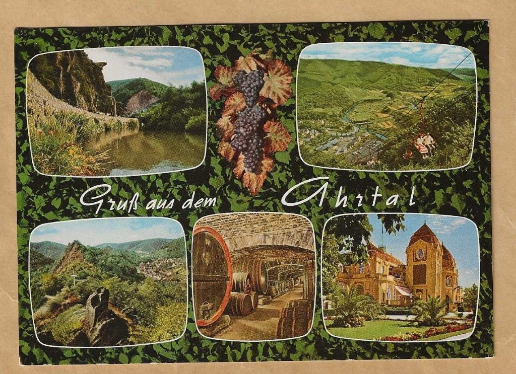 Ansichtkaart Gruss aus dem Ahrtal, Duitsland, Verzamelen, Ansichtkaarten | Buitenland, Ophalen of Verzenden, 1960 tot 1980, Gelopen