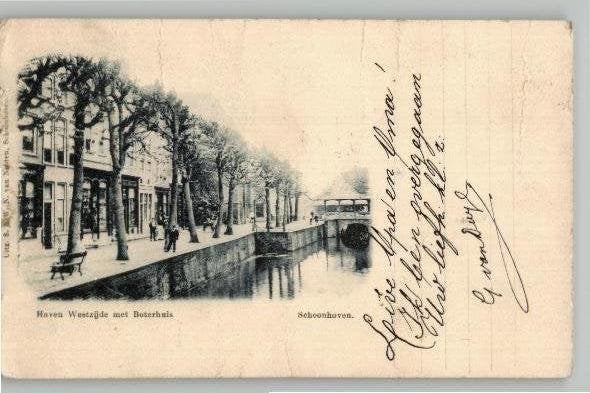 Schoonhoven Haven Westzijde +Boterhuis S&W.N. v. Nooten 1899