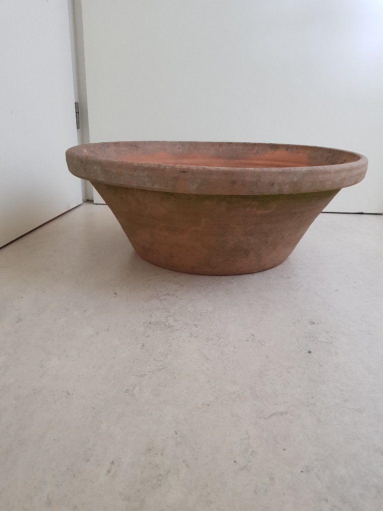 Grote terra plantenpot uit Italië, Tuin en Terras, Bloempotten, Ophalen, Gebruikt, 40 cm of meer, Rond