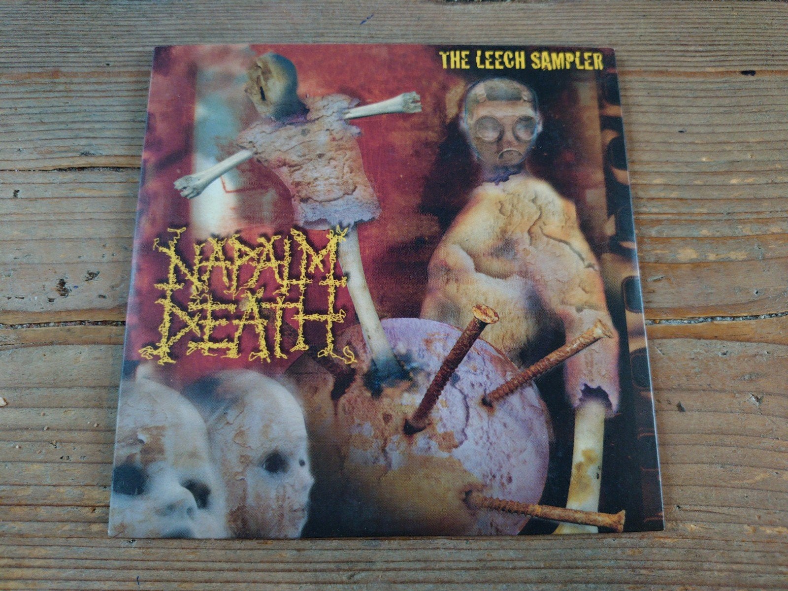 Napalm Death - The Leech Sampler, Ophalen of Verzenden, Gebruikt, Grindcore