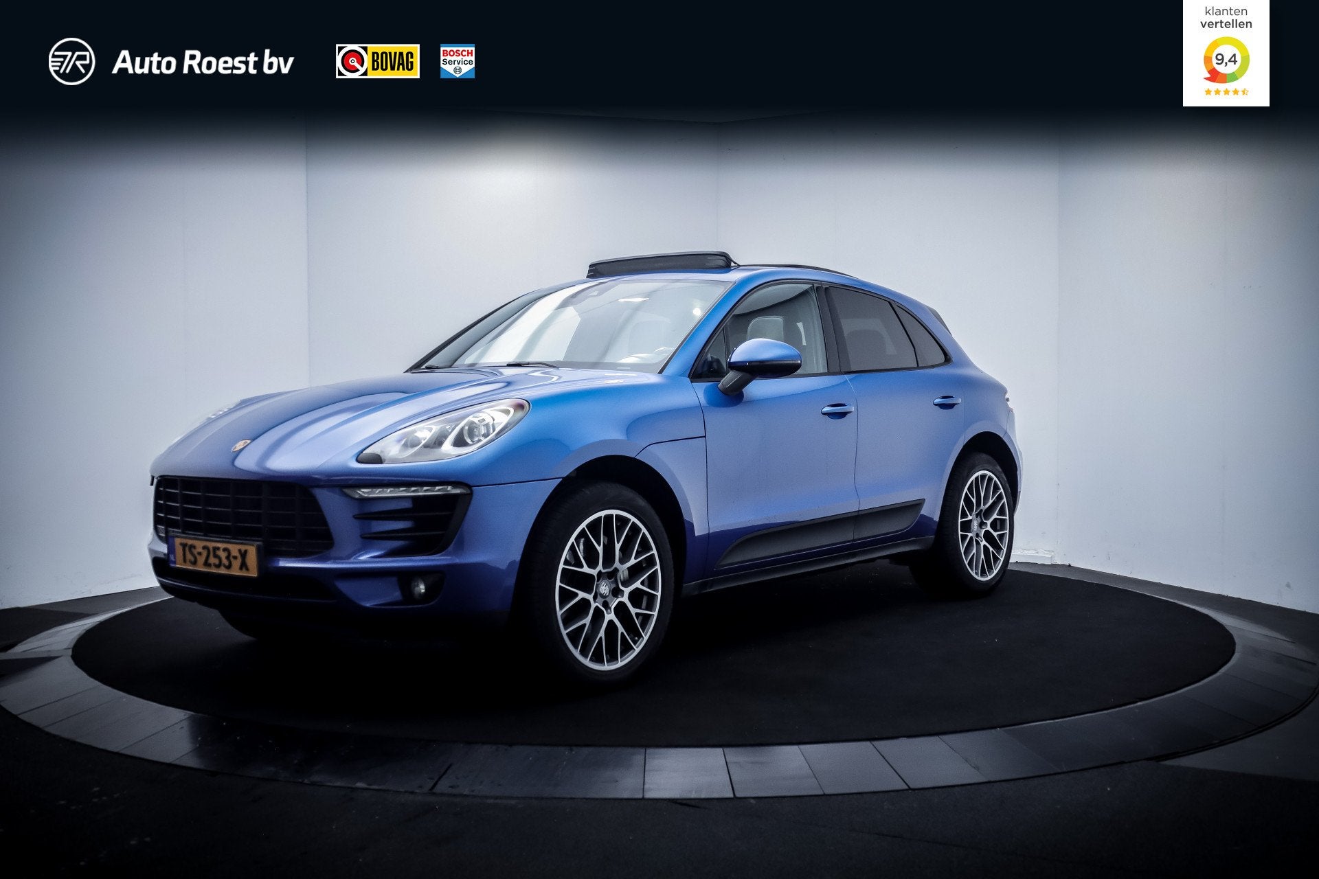 Porsche Macan 3.0S 340Pk SPORT PANO | LEDER | CHRONO | MEMOR, Auto's, Blauw, Bedrijf, Vierwielaandrijving, SUV of Terreinwagen