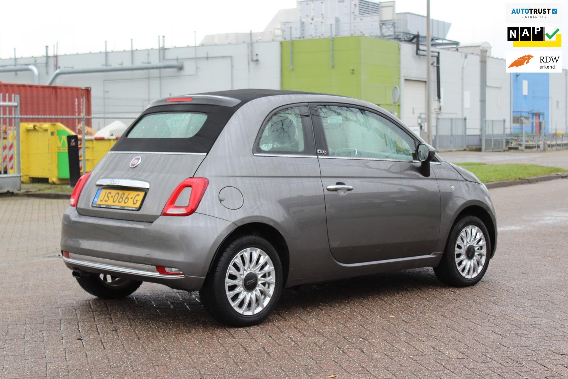 Fiat 500 C 0.9 TwinAir Turbo Lounge nap cabrio multimedia, Gebruikt, Cabriolet, Origineel Nederlands, Bedrijf