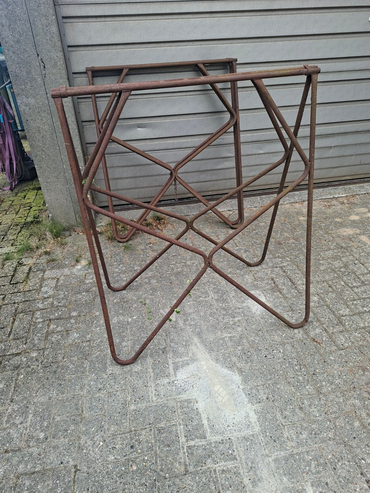 steiger schragen, Ophalen