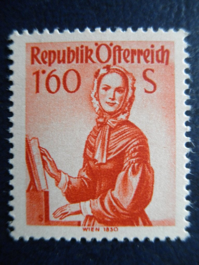 Postzeg. Oostenrijk 1948 klederdracht nr. 917 - cw 1,50 pf, Postzegels en Munten, Postzegels | Europa | Oostenrijk, Ophalen of Verzenden