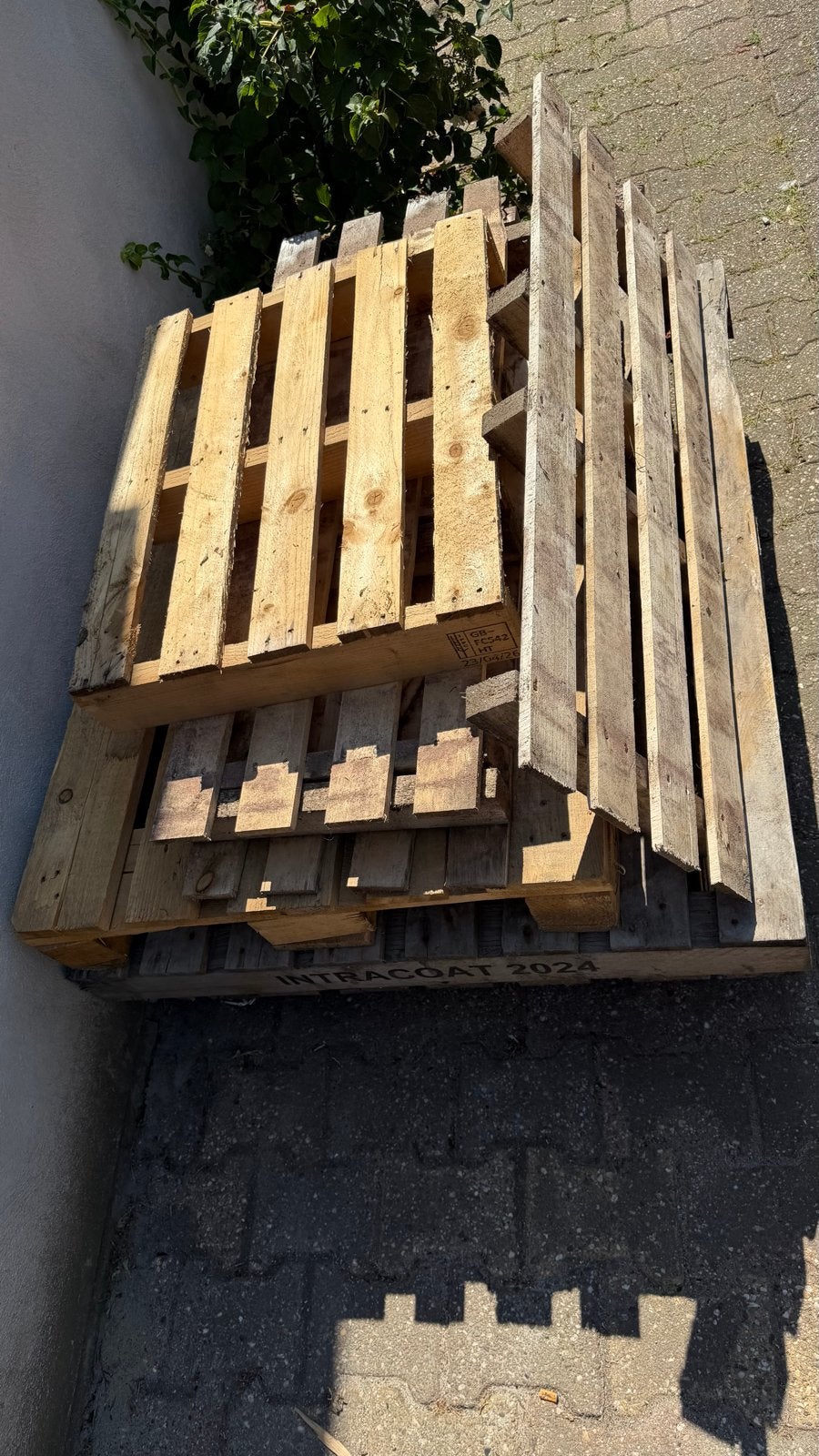 Gratis pallets - diverse maten, Ophalen, Gebruikt, 50 mm of meer, Pallet