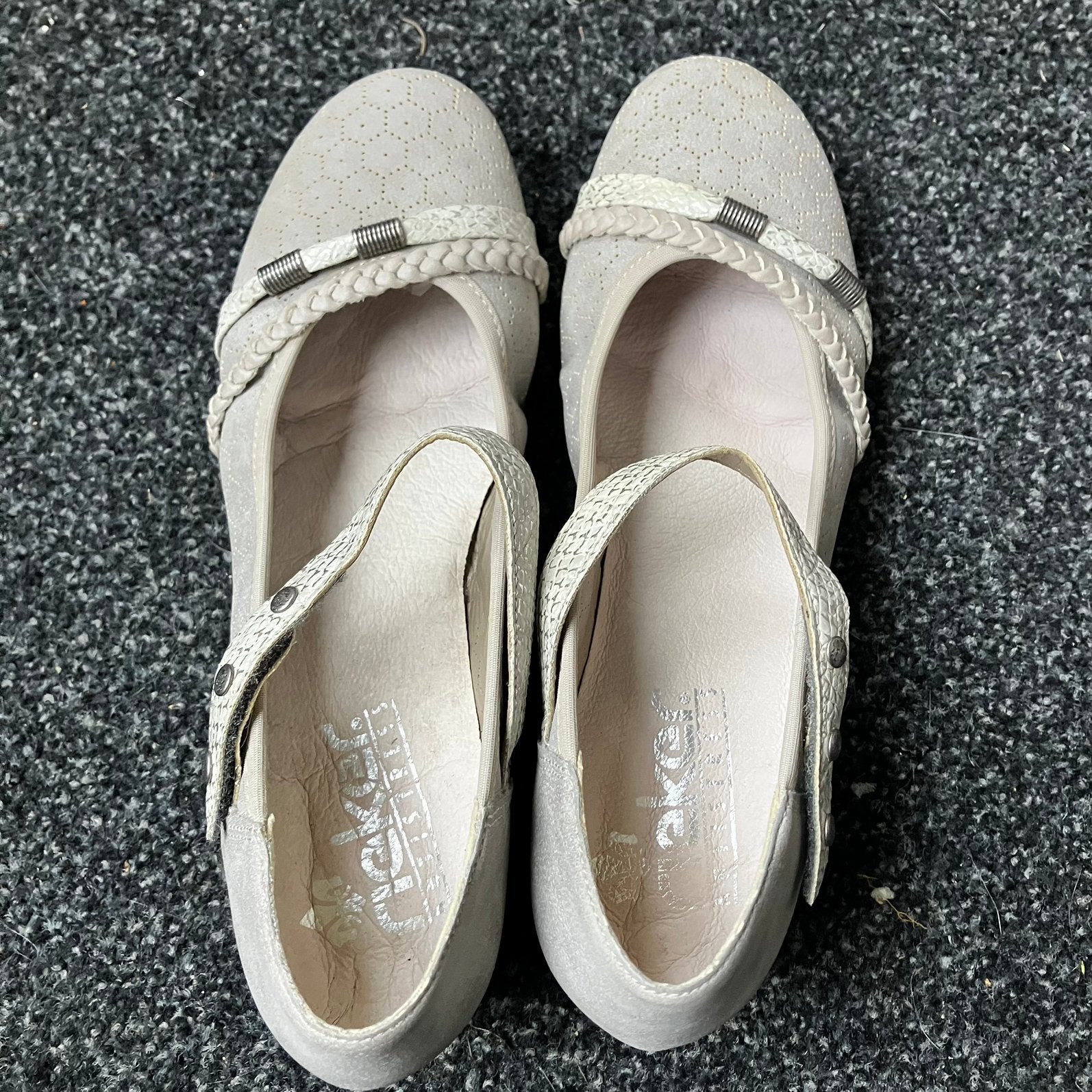 Dames schoenen Rieker mt 39 | zgan| amper gedragen, Pumps, ., Zwart, Ophalen of Verzenden