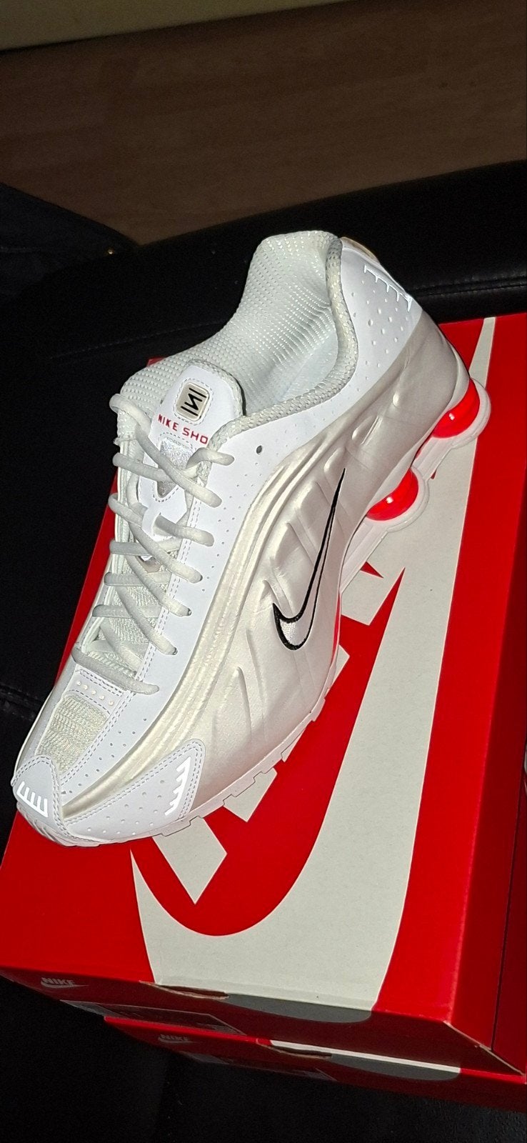Nike Shox R4 White/White-Phantom Sneakers - Maat 43, Ophalen of Verzenden