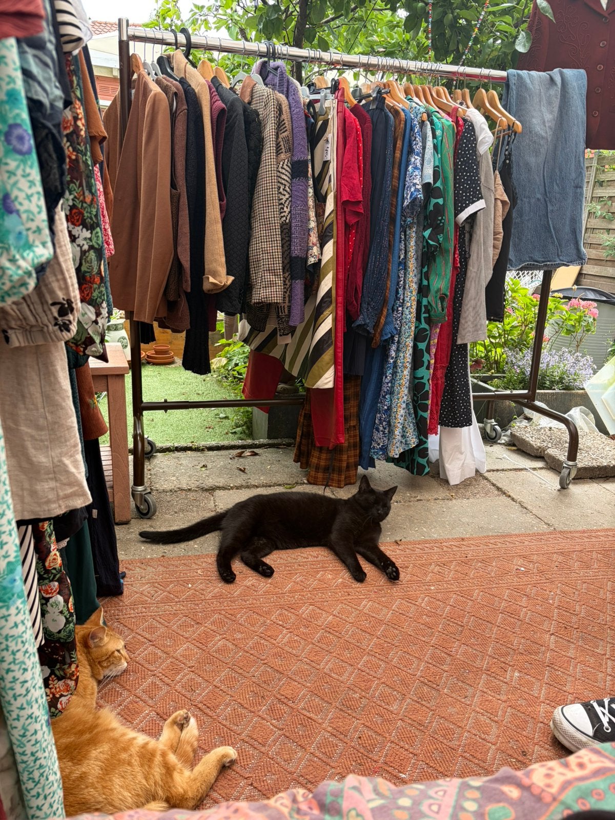 Bulk verkoop vintage kleding, Ophalen, Gedragen