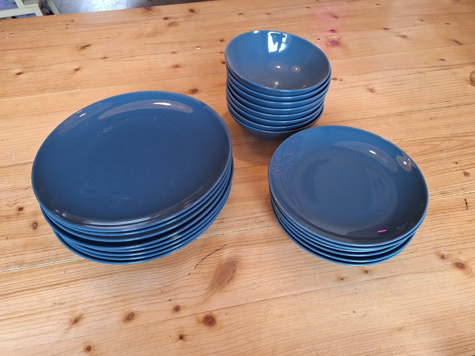 IKEA Servies donkerblauw, Huis en Inrichting, Ophalen, Gebruikt, IKEA, Overige stijlen