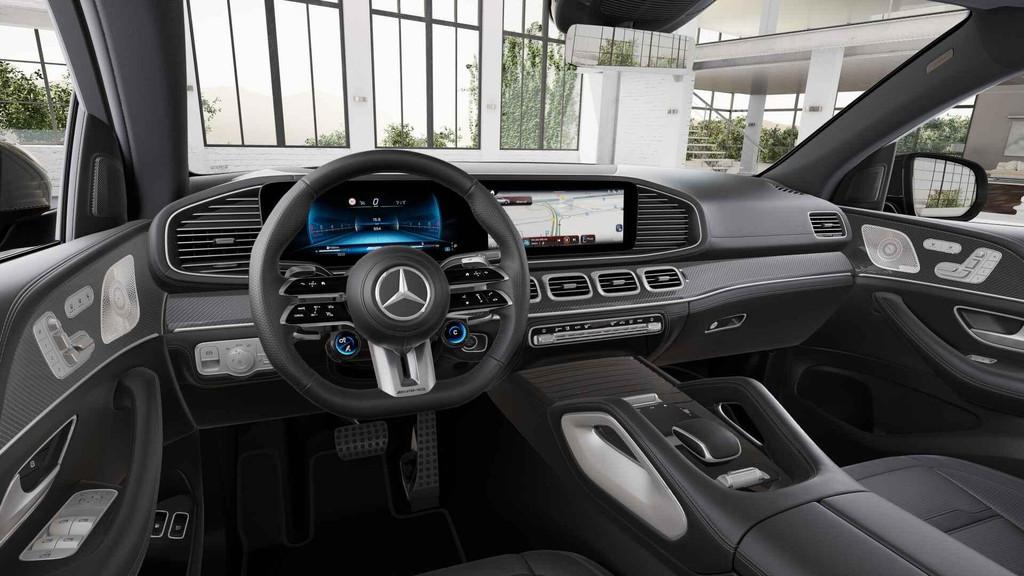 Mercedes-Benz GLE-klasse Coupé AMG 53 Hybrid 4MATIC+ Premiu, Auto's, Mercedes-Benz, Stof, Gebruikt, Zwart, Bedrijf