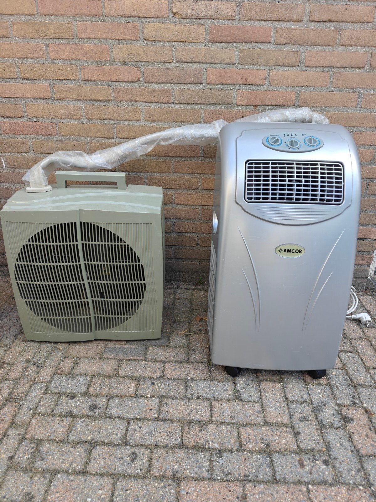 Amcor AC-15000M mobiele split airco - koelt niet meer goed, Witgoed en Apparatuur, Airco's, Ophalen, Gebruikt, Minder dan 60 m³