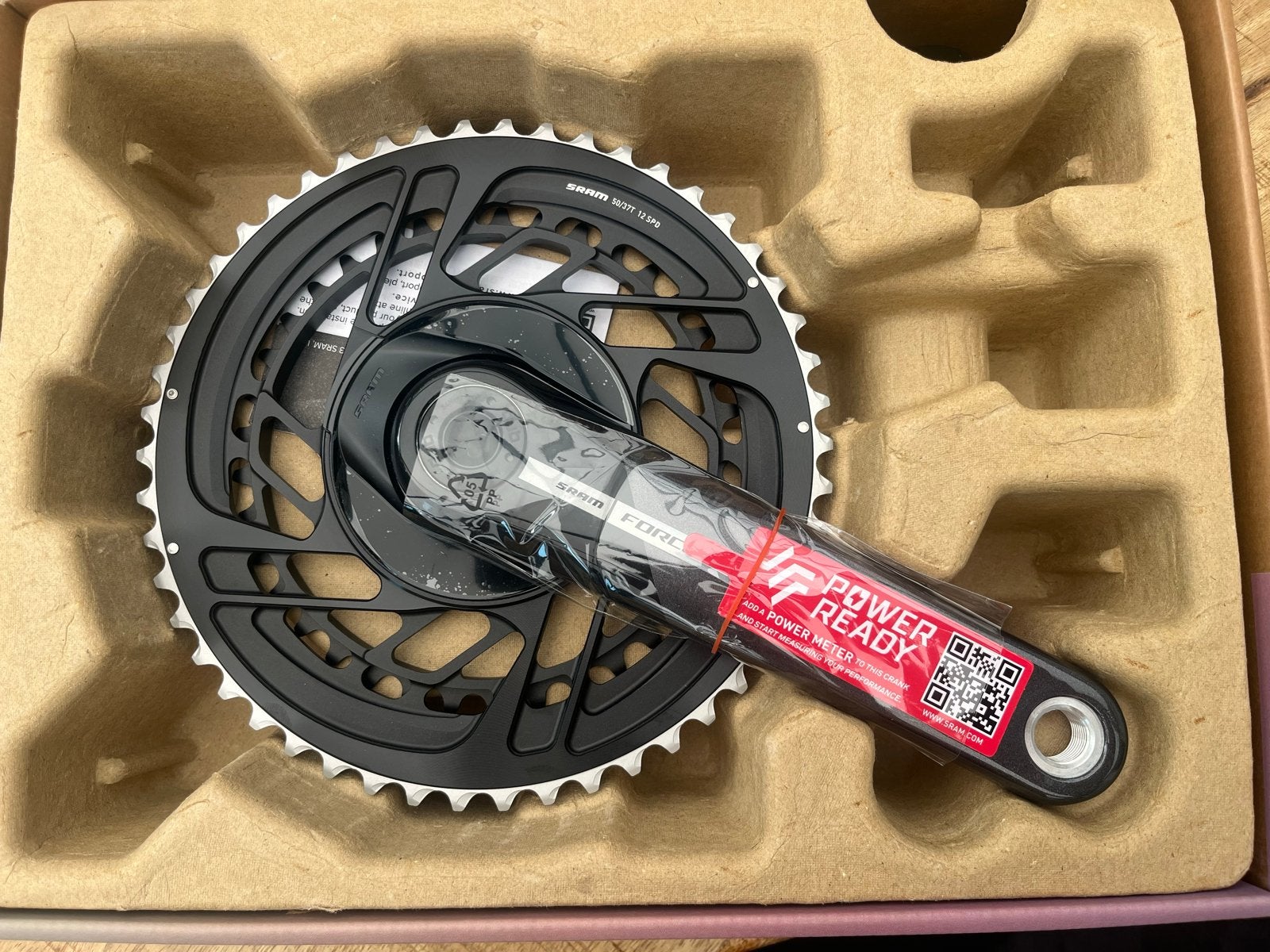 SRAM Force D2 DUB Crankstel 50/37T 12 SPD - Nieuw, Crankstel of Pedalen, Nieuw, Ophalen of Verzenden, Racefiets