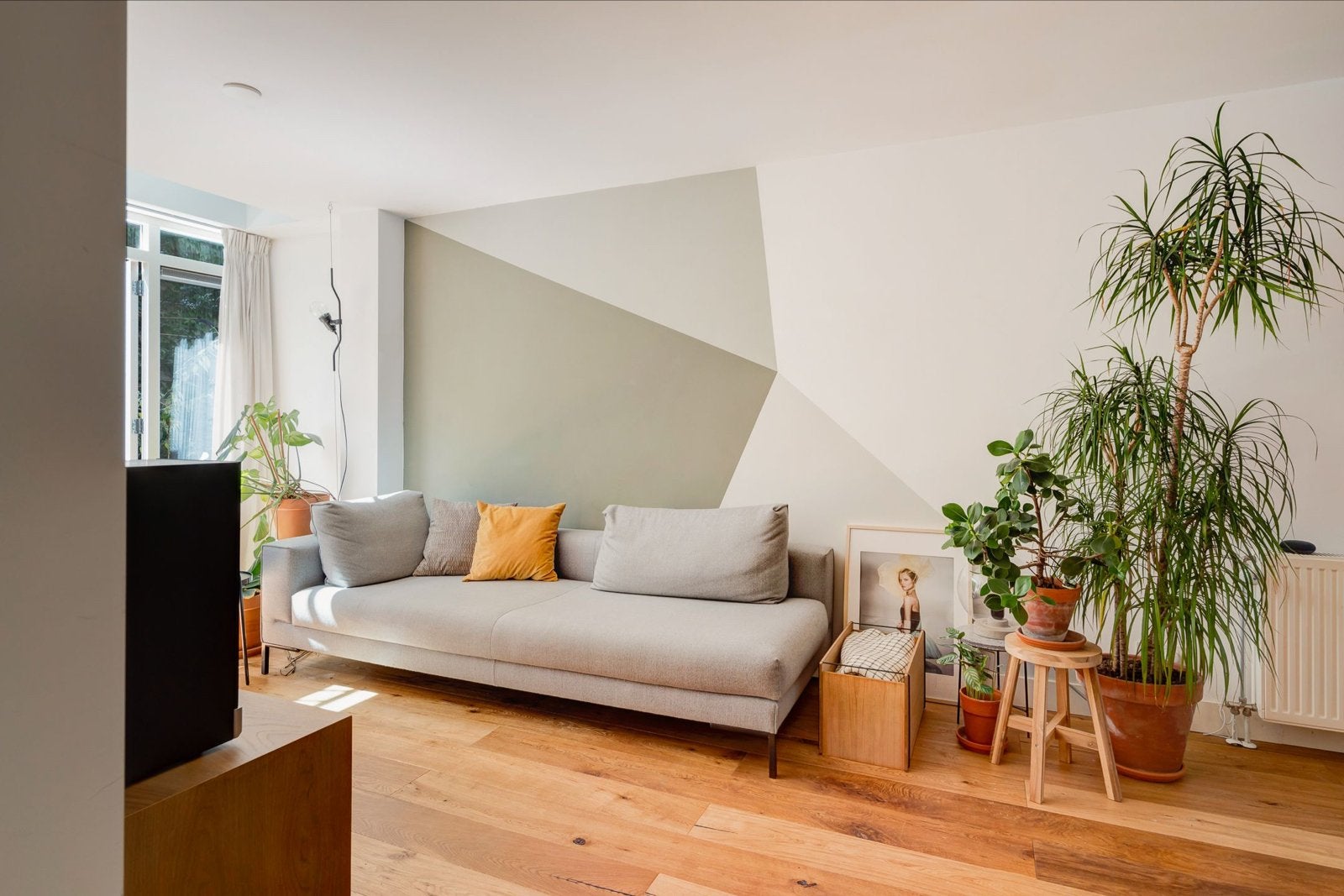 Aikon bank in grijs kvadrat Hallingdal stof, Ophalen, 250 tot 300 cm, Clean minimalistisch scandinavisch, Driepersoons