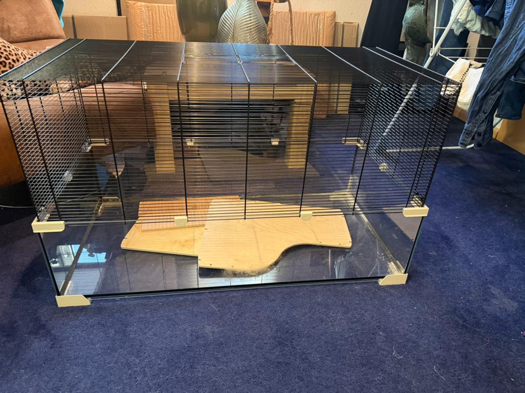 Hamster terrarium kooi, Ophalen, Kooi, 60 tot 90 cm, Zo goed als nieuw
