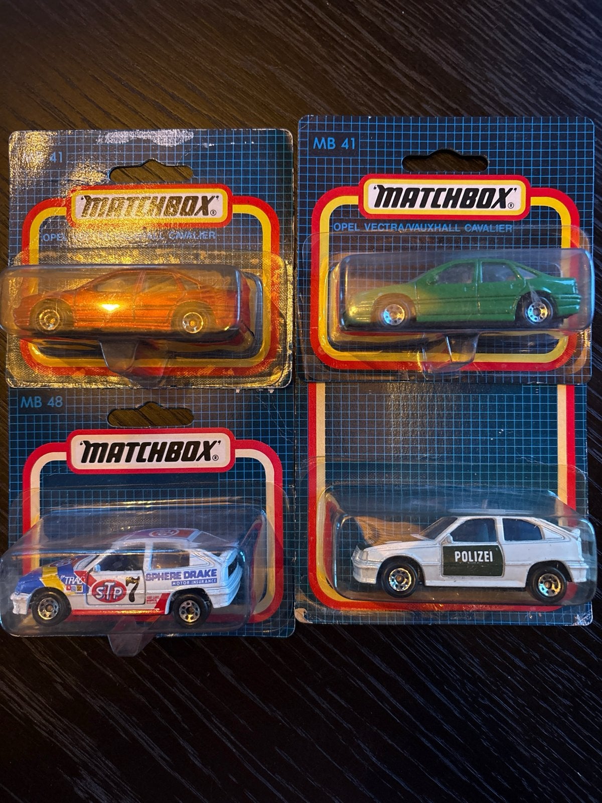 Matchbox Opel vectra 2x en  opel kadett  2x, Ophalen of Verzenden, Nieuw