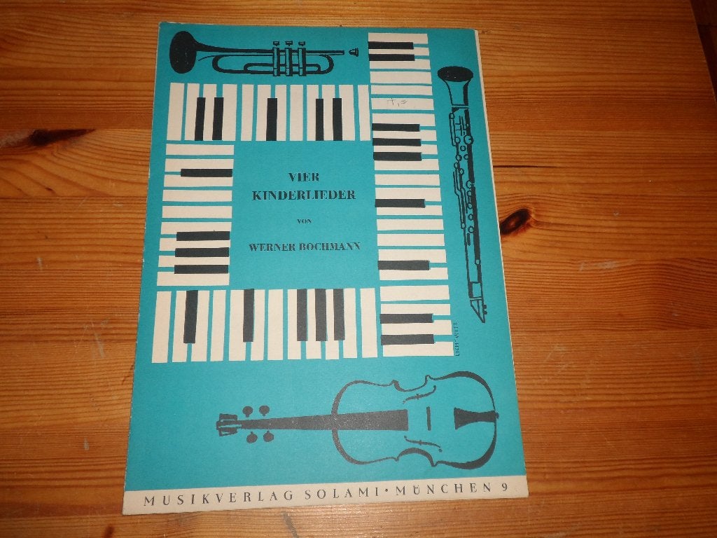 Vier kinderlieder - werner bochmann, Zang, Gebruikt, Ophalen of Verzenden, Artiest of Componist