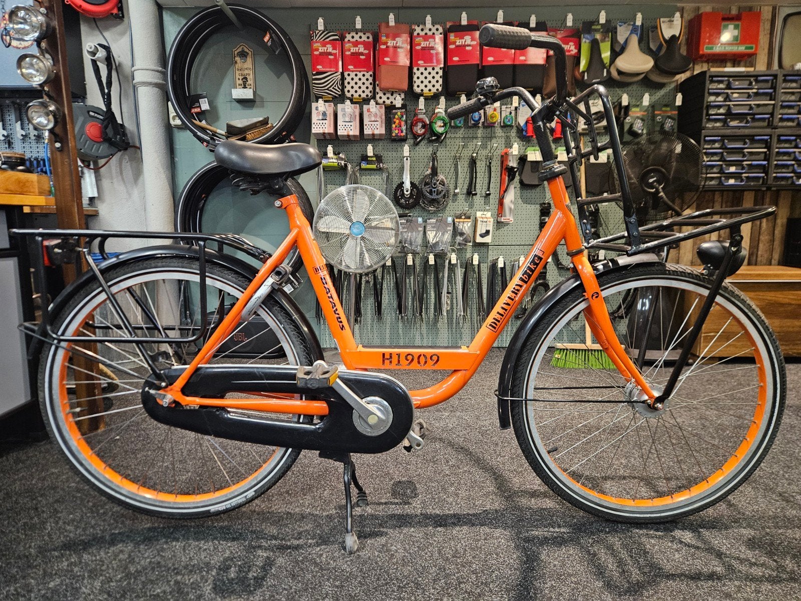 Batavus Delivery Bike, Ophalen, Terugtraprem, Batavus, 0 zitjes
