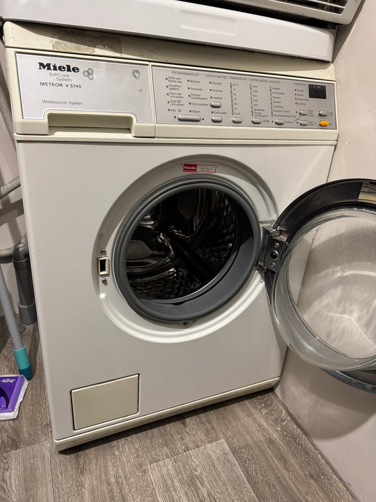 Miele Meteor V 5745 - wasmachine, Ophalen, Gebruikt, Voorlader, 85 tot 90 cm