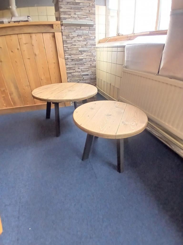 Salontafels, Ophalen, Rond, Hout