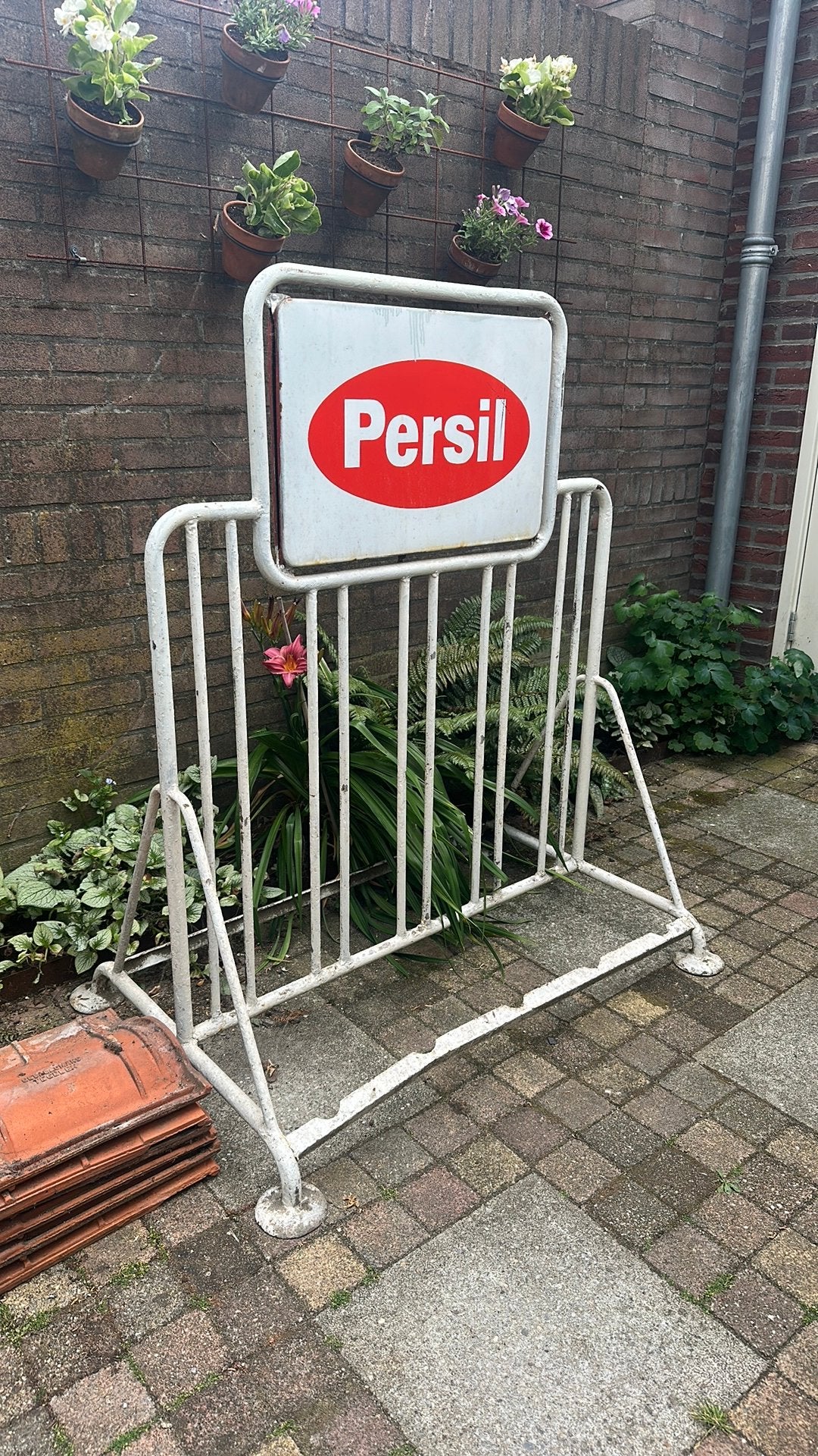 Origineel Persil fietsenrek, Ophalen, Gebruikt
