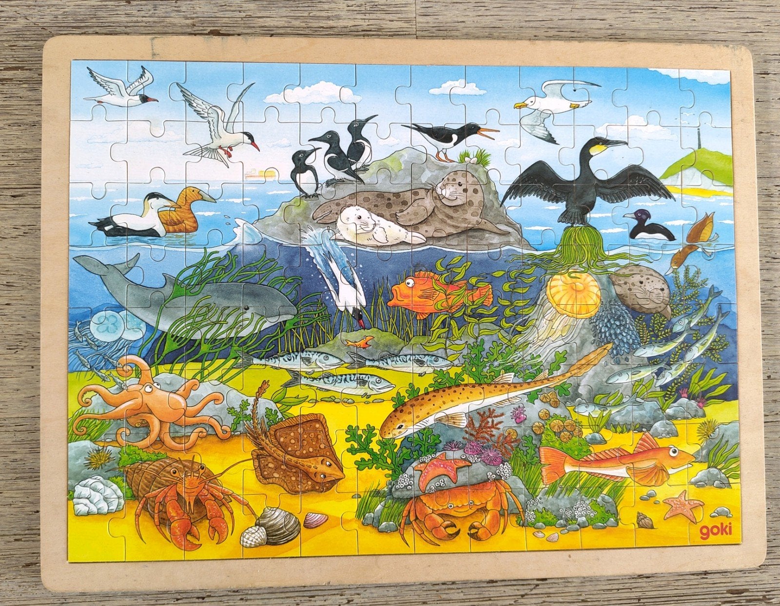 2 Houten puzzels, Gebruikt, Van hout, 6 jaar of ouder, Meer dan 50 stukjes