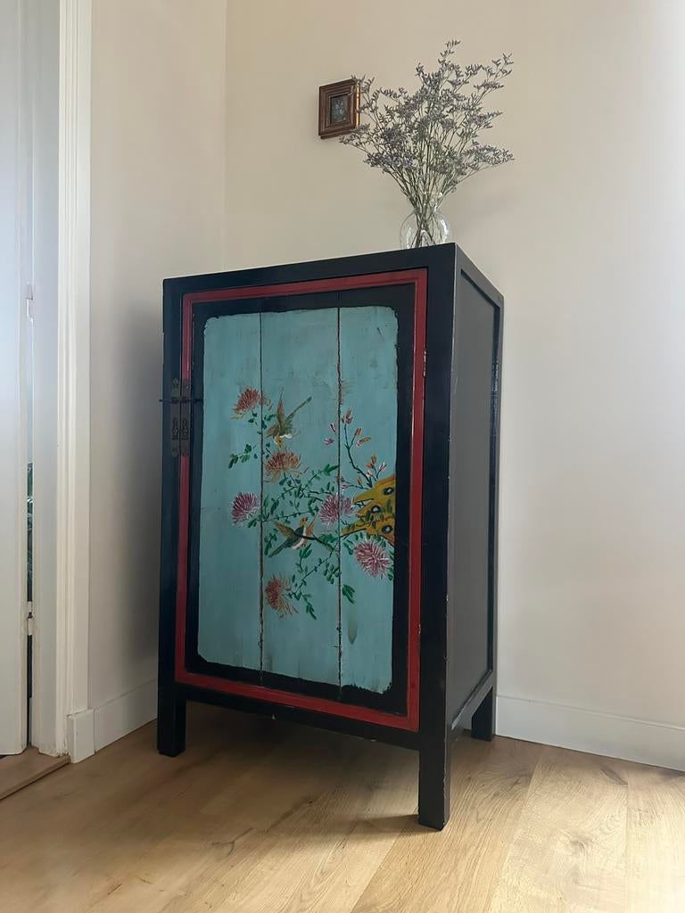 Houten vintage kast broodkast, Ophalen, Gebruikt