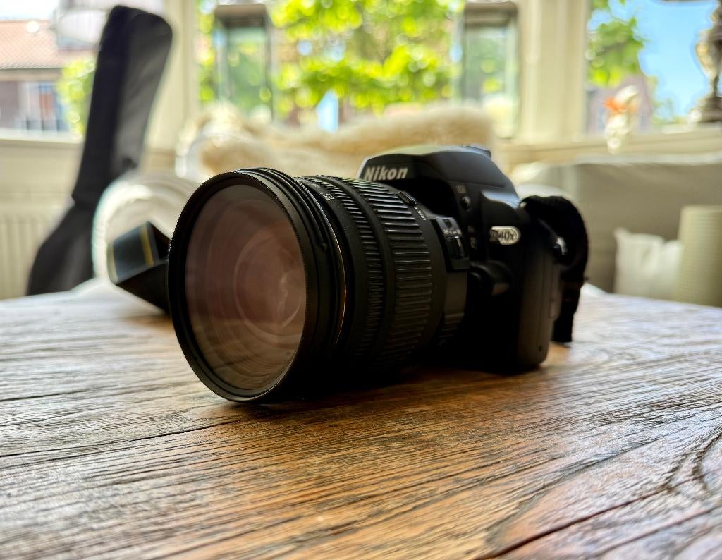 Complete Nikon D40X set (12.216 kliks!) + f/2.8 & VR lenzen, Gebruikt, Spiegelreflex, 10 Megapixel, Ophalen of Verzenden