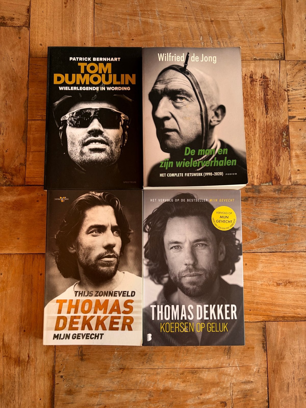 Biografieën Wielrenners: Tom Dumoulin, Wilfried de Jong, Tho, Ophalen of Verzenden, Gelezen, Sport