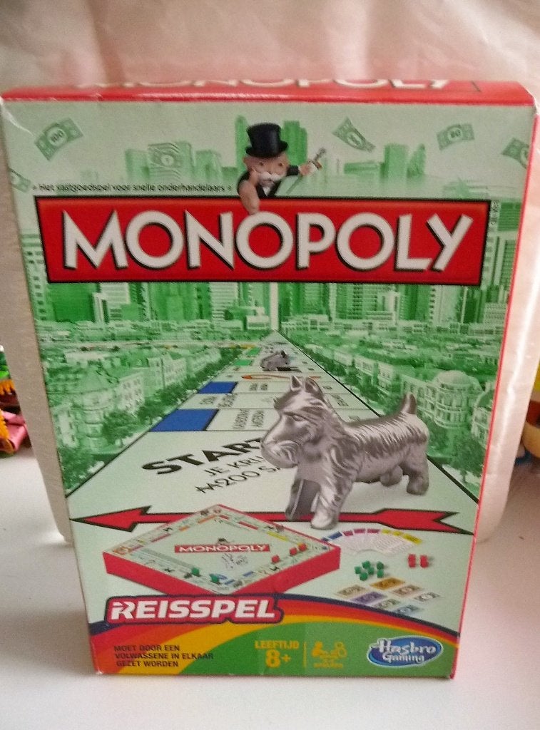 NIEUW MONOPOLY REISSPEL, HASBRO GAMING OF PARKER ZAKFORMAAT, Verzenden, Nieuw, Hasbro Gaming, Een of twee spelers