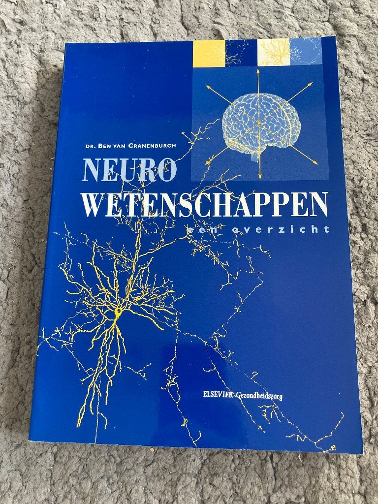 Neurowetenschappen een overzicht, Boeken, Ben van Cranenburgh, Zo goed als nieuw, Beta, HBO