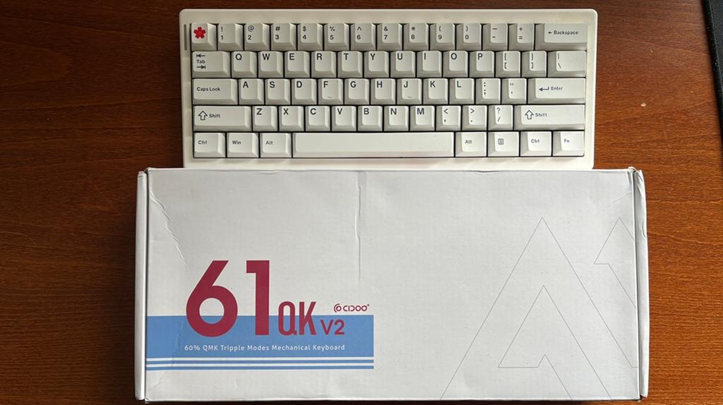 cidoo qk61 v2, Ophalen, Gaming toetsenbord, Zo goed als nieuw, Draadloos
