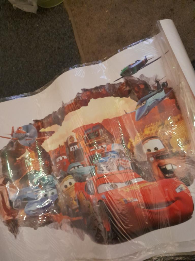Disney cars muursticker wanddecoratie sticker decoratie, Ophalen of Verzenden, Nieuw, Wanddecoratie