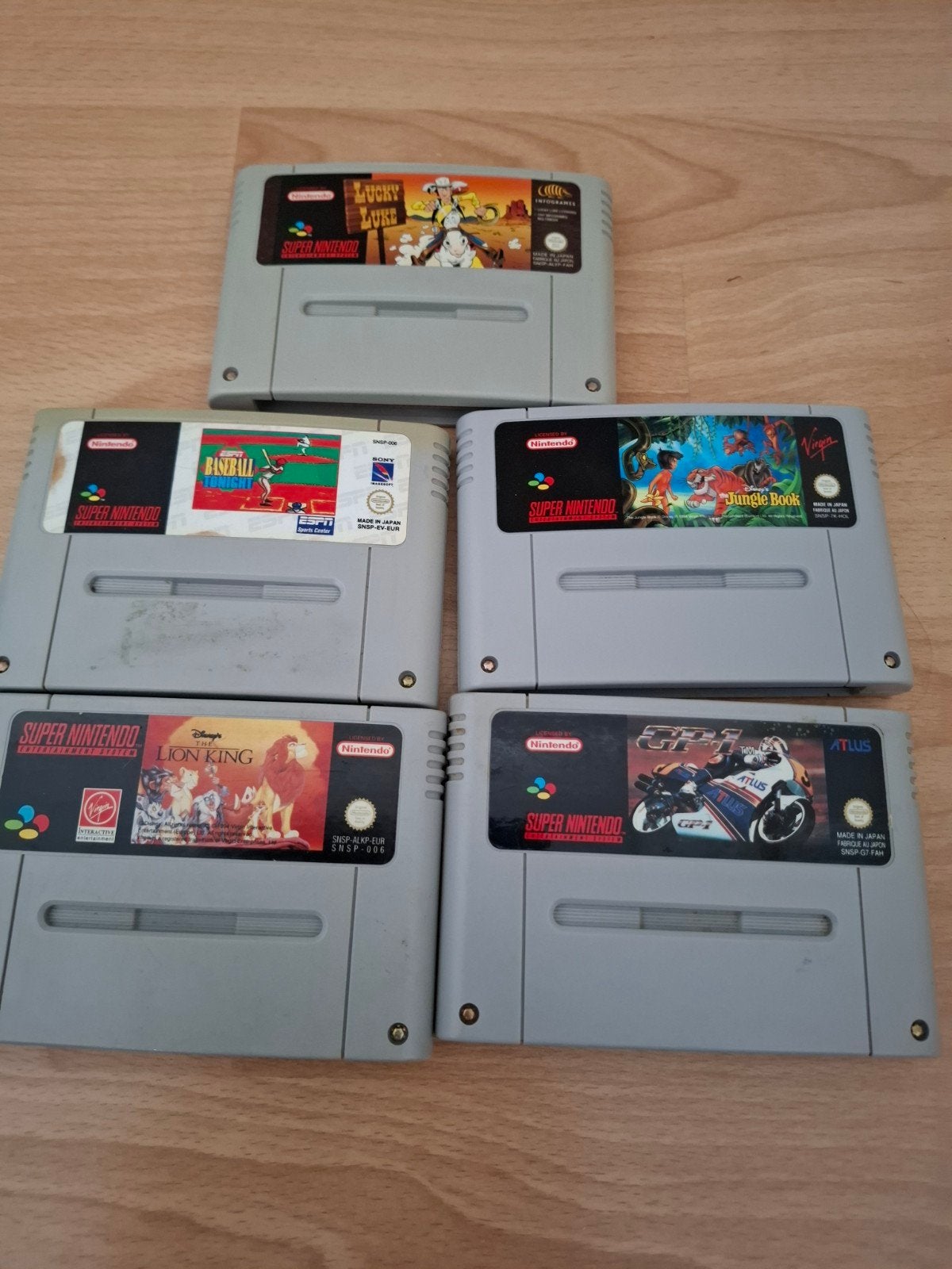 5 Super Nintendo SNES games, Spelcomputers en Games, Games | Nintendo Super NES, Gebruikt, Overige genres, 1 speler, Ophalen of Verzenden