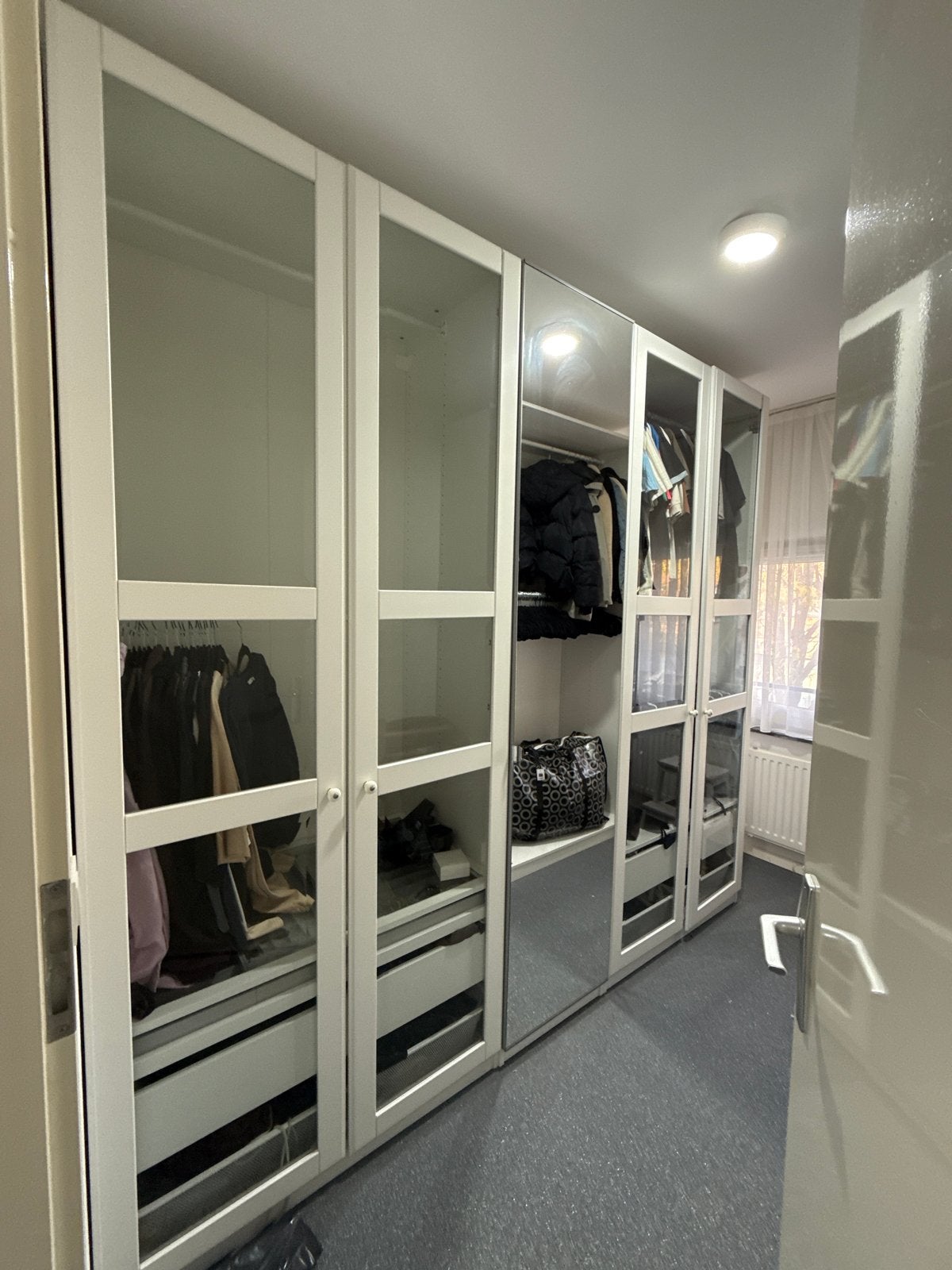 Ikea Pax Kasten Wit met Deuren - Leuke Prijsje!, Huis en Inrichting, Overige materialen, Gebruikt, 200 cm of meer, Ophalen of Verzenden