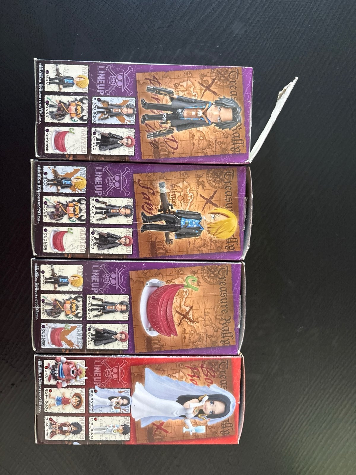 One Piece WCF Treasure Rally Set (4x), Ophalen of Verzenden, Nieuw