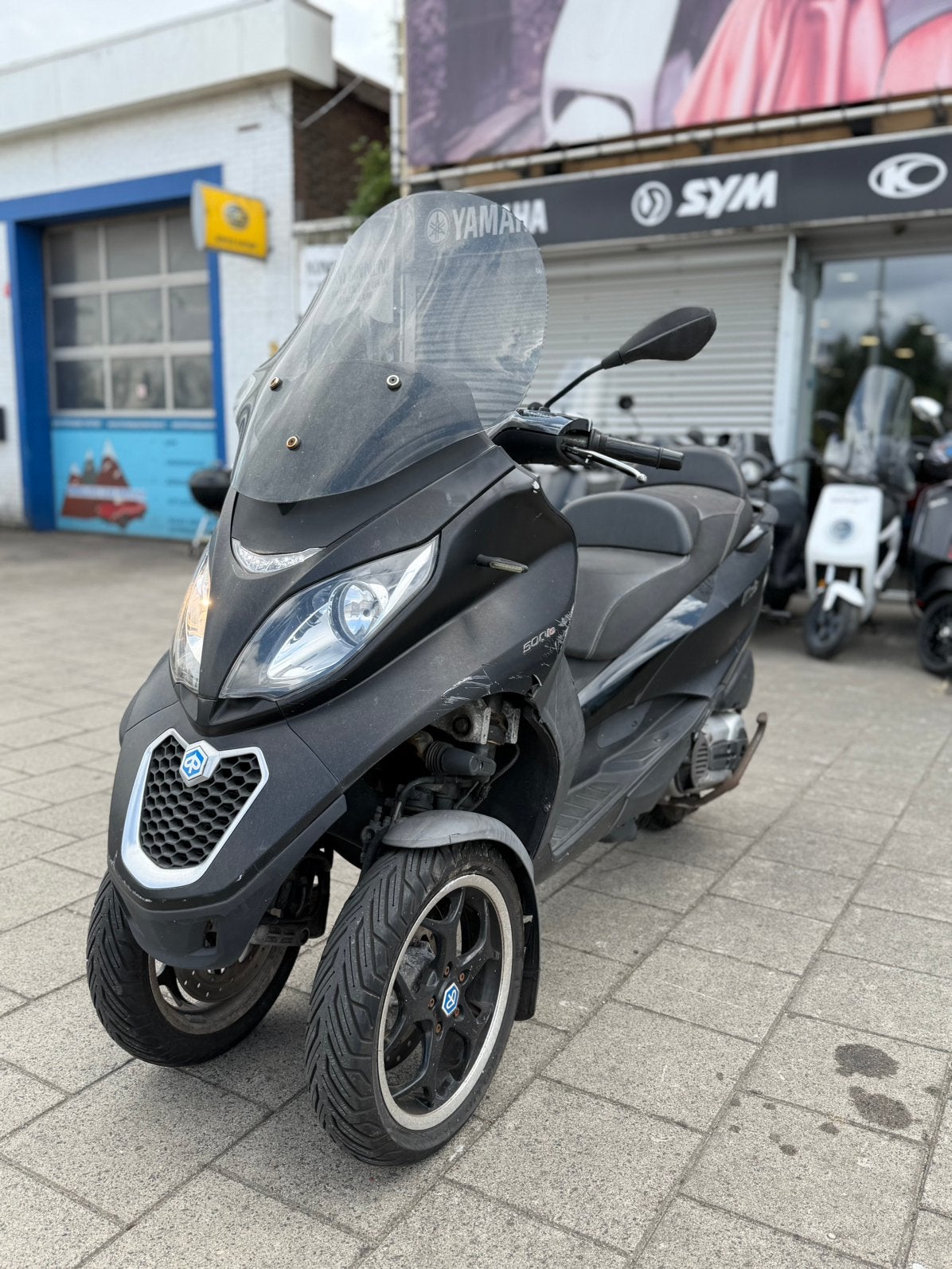 Piaggio MP3 500 ABS/ASR 2015 | 22.512 km | Rijdt goed, Motoren, Motoren | Piaggio, Sport, Automaat, 1 cilinder, LED Verlichting