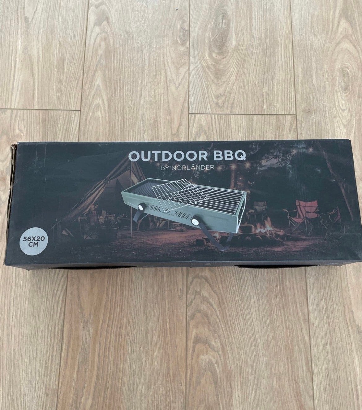Norländer Outdoor BBQ met grill - 56 x 20 x 20 cm - Groen, Ophalen of Verzenden, Nieuw
