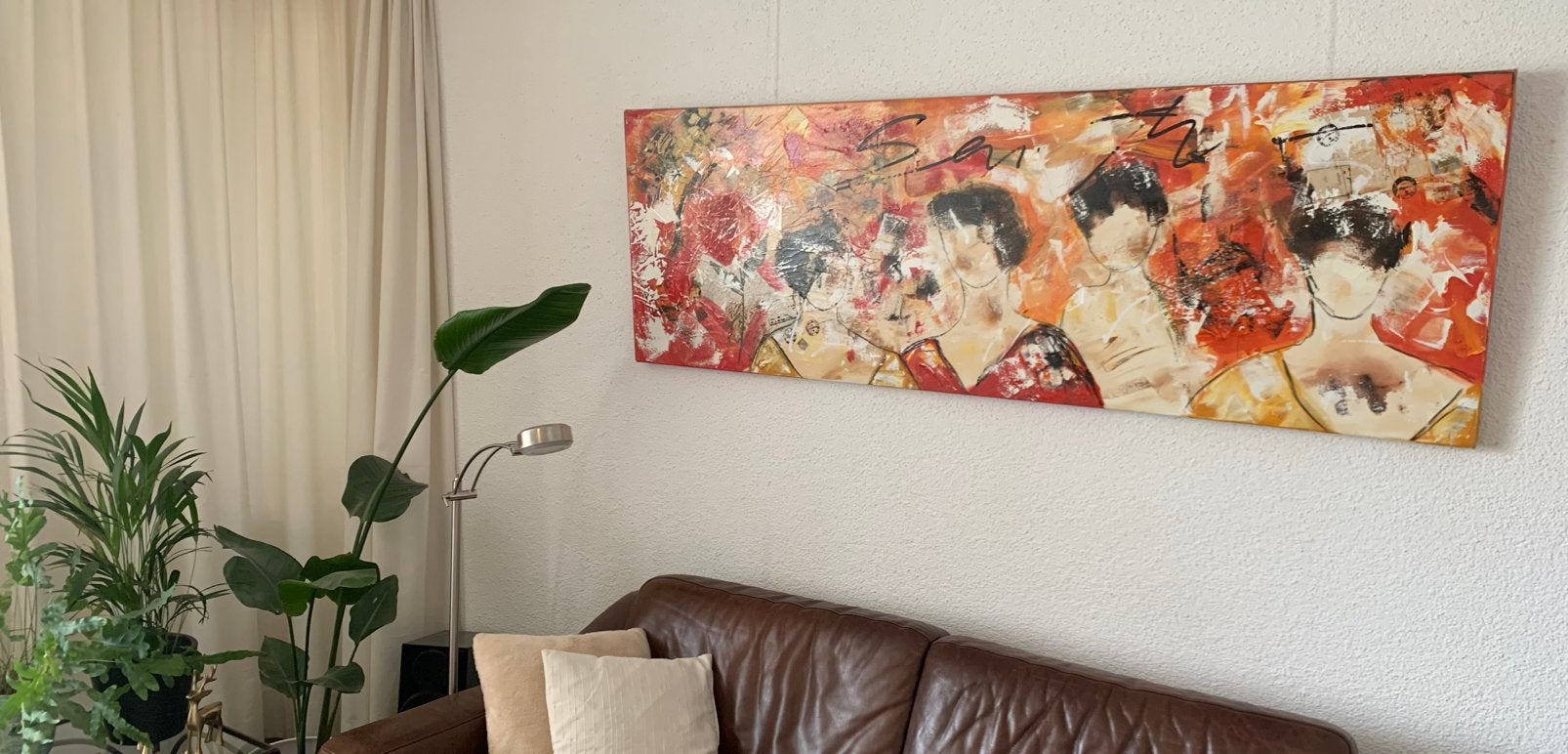 Groot origineel schilderij van Dario Bosa, Antiek en Kunst, Kunst | Schilderijen | Abstract, Ophalen