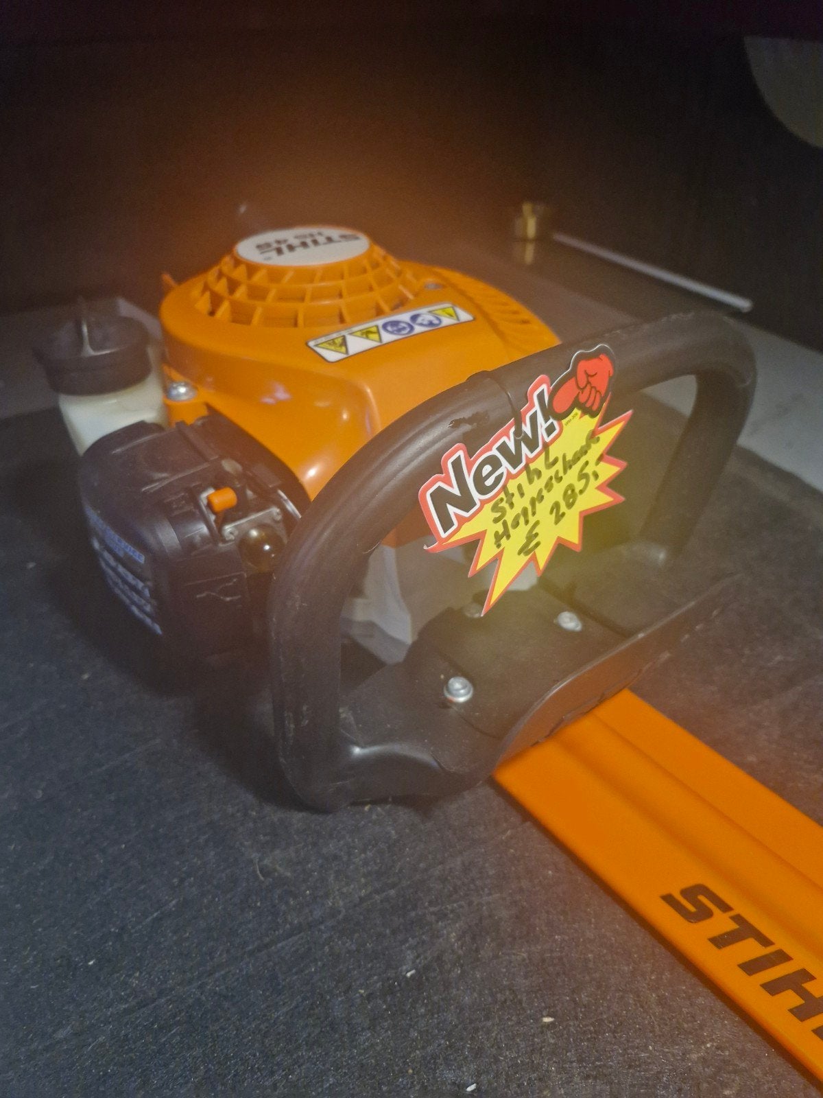 Stihl hs 45 heggeschaar machine is in nieuwstaat, Ophalen, Zo goed als nieuw, Benzine