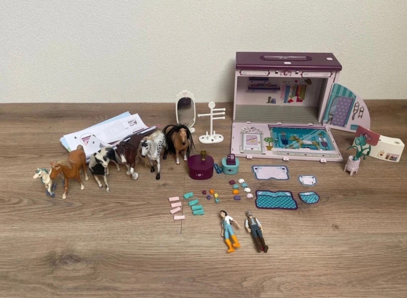 Schleich manege, Ophalen of Verzenden, Zo goed als nieuw, Jongen of Meisje
