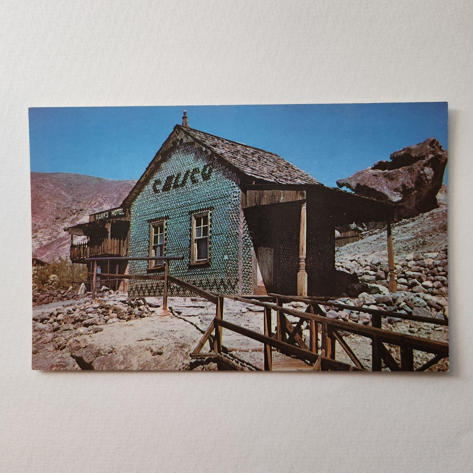 Ansichtkaart Calico Ghost Town Bottle House, Verzenden, 1960 tot 1980, Ongelopen, Buiten Europa