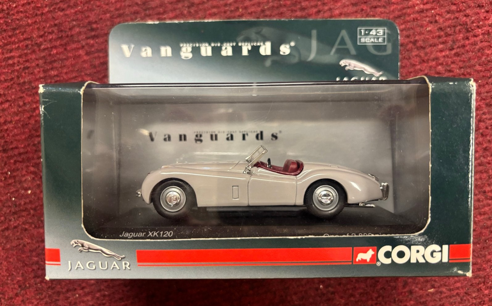 Vanguards Jaguar XK120 Lavender Grey - Limited Edition, Ophalen of Verzenden, Nieuw, Auto, Vanguards