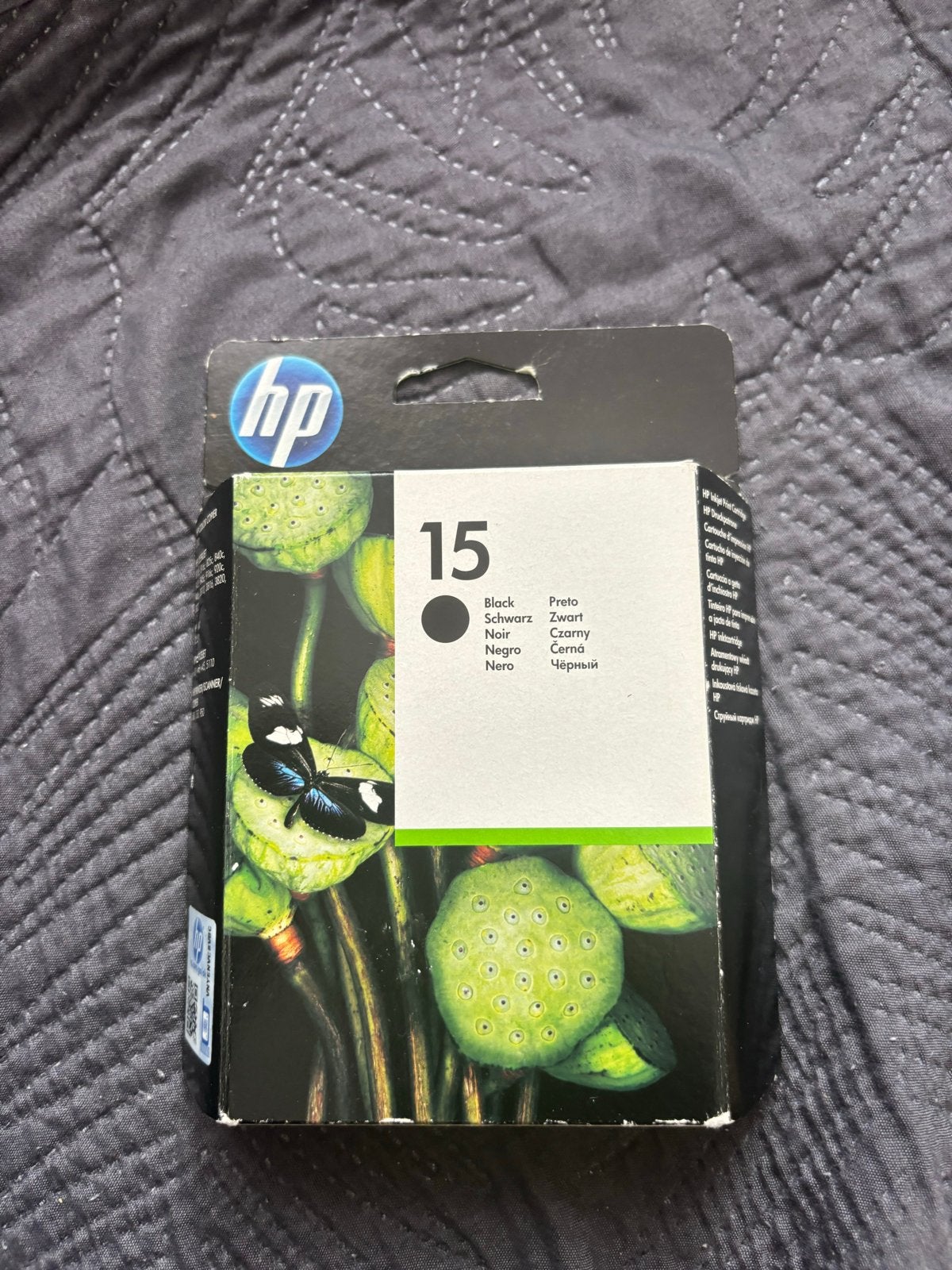 Nieuwe HP 15 Zwarte Inktcartridge, Ophalen of Verzenden, Nieuw