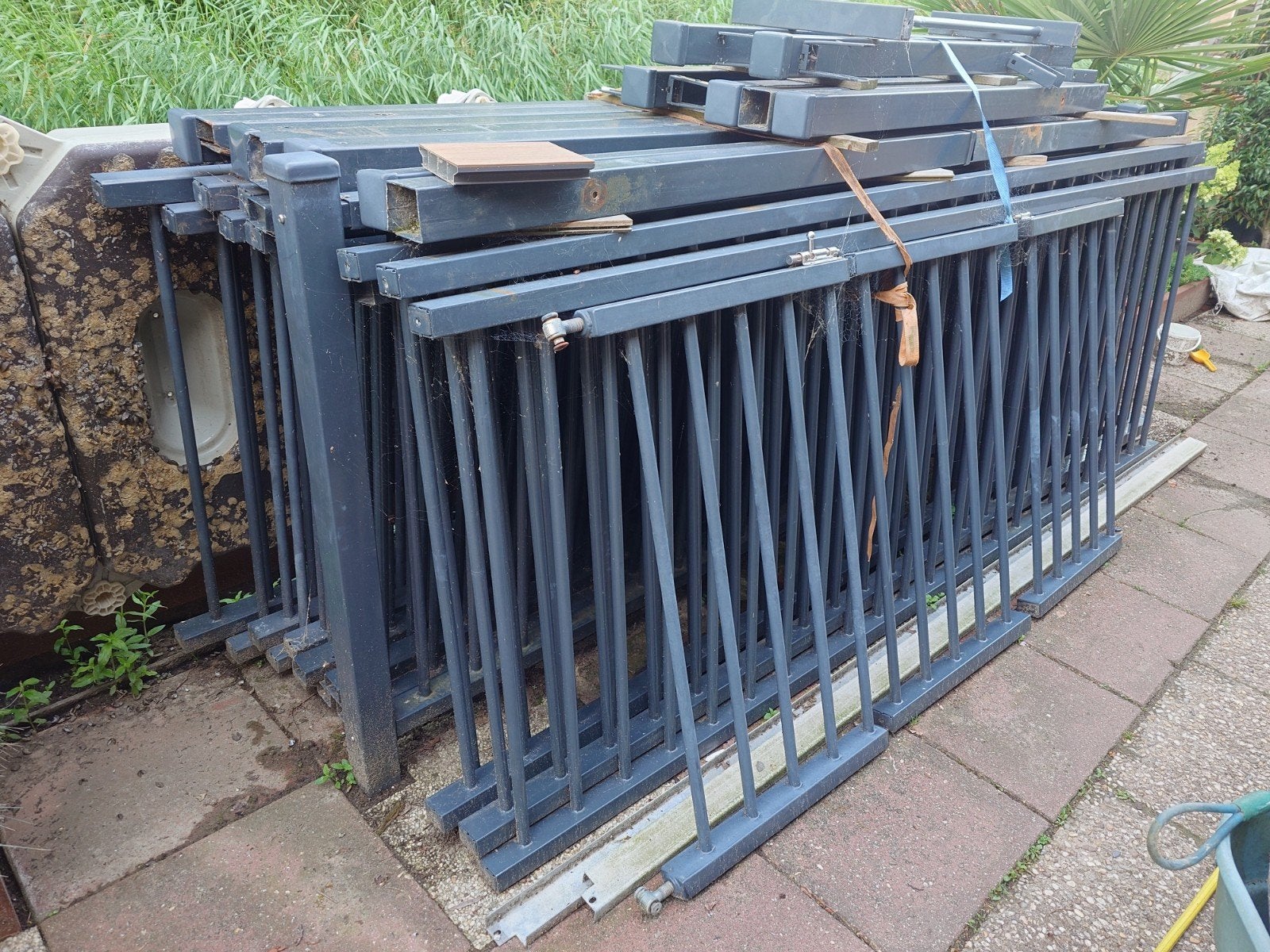 Spijlenhekwerk, Tuin en Terras, Tuinhekken en Hekwerk, Ophalen, IJzer