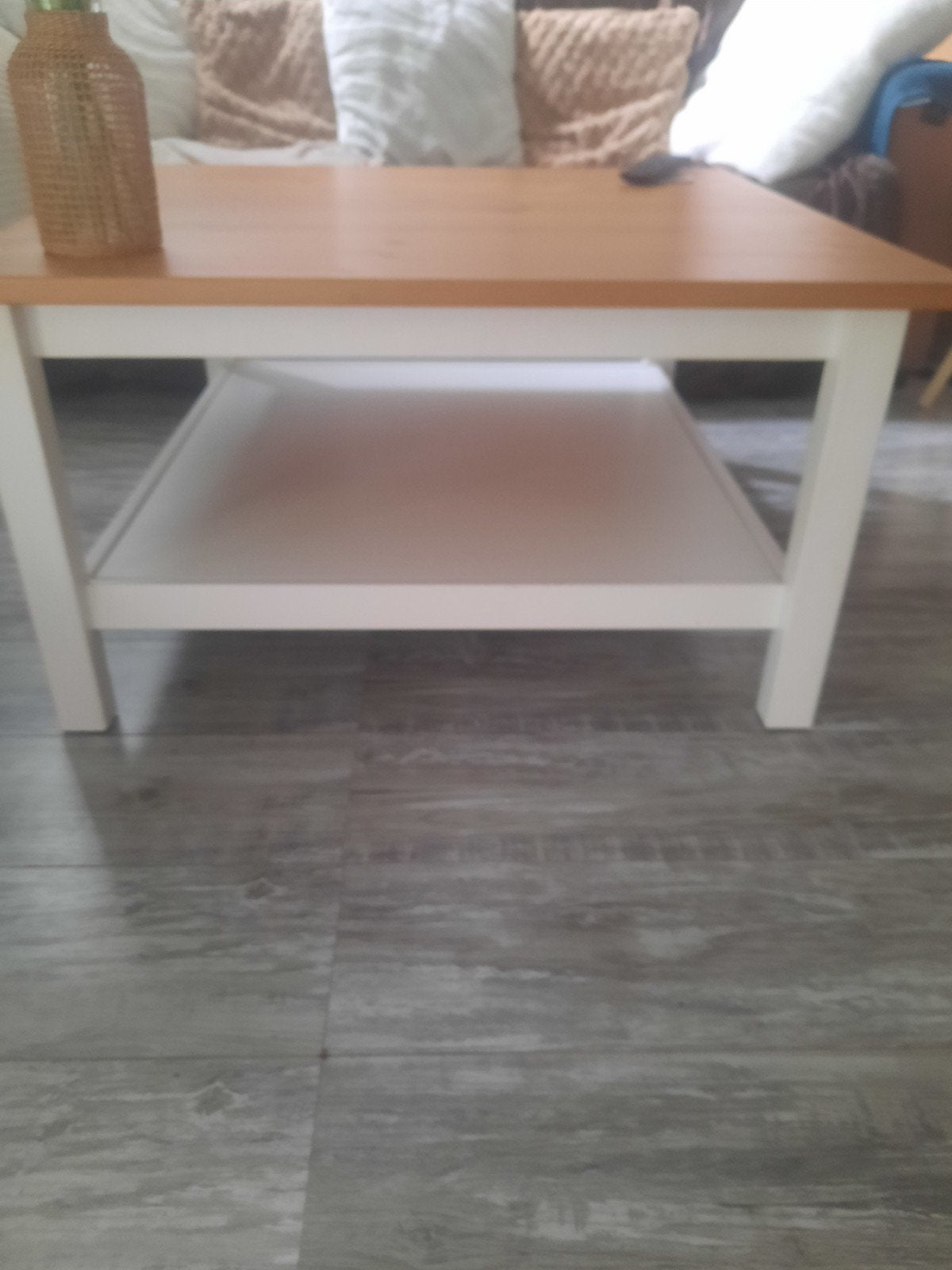 Ikea Lerhamn tafel 90x90, Ophalen, Gebruikt, Modern, Scandinavisch, Vierkant