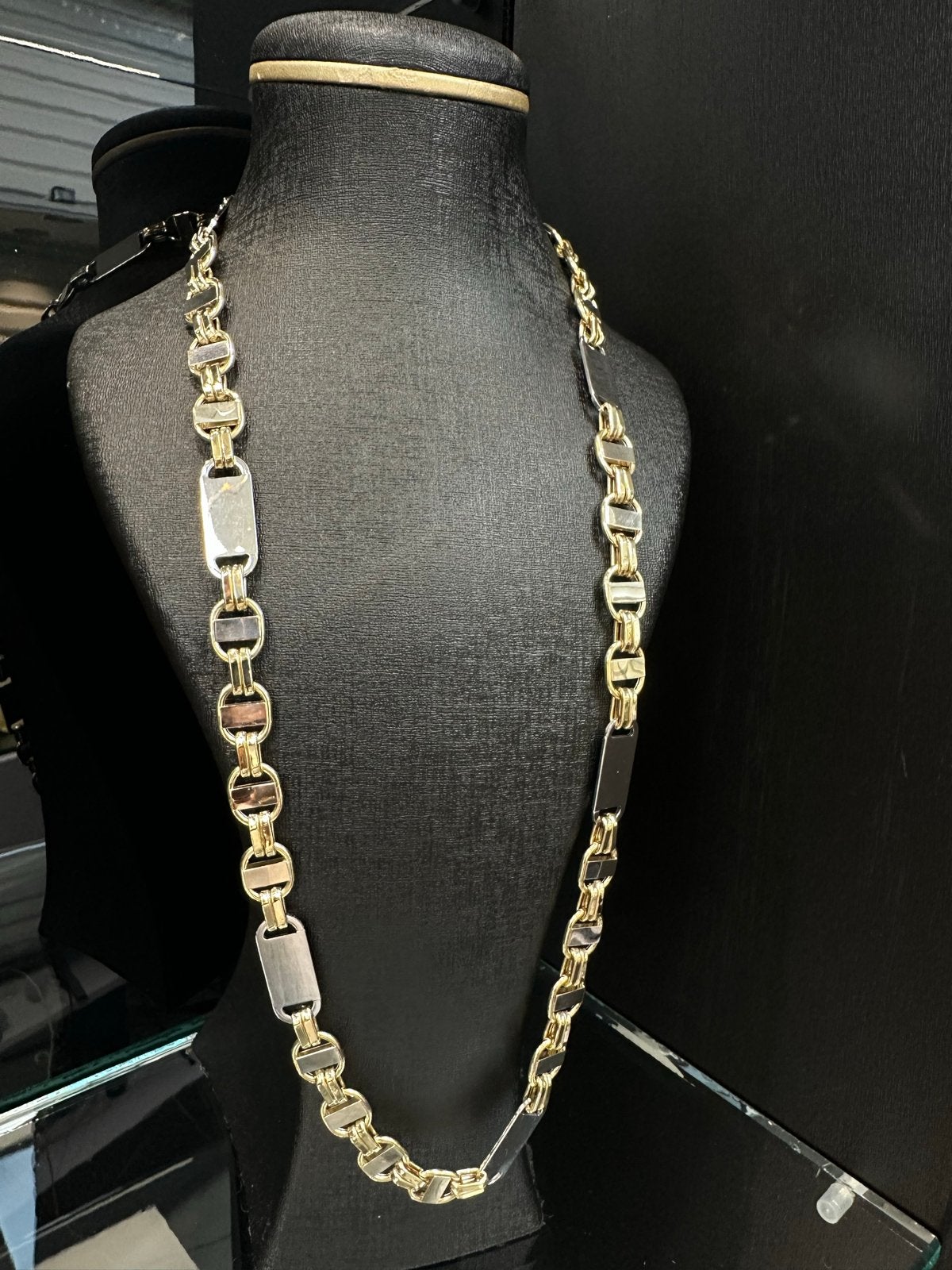 14k Gouden Dikke Kingsley Ketting, Ophalen of Verzenden, Nieuw, Goud