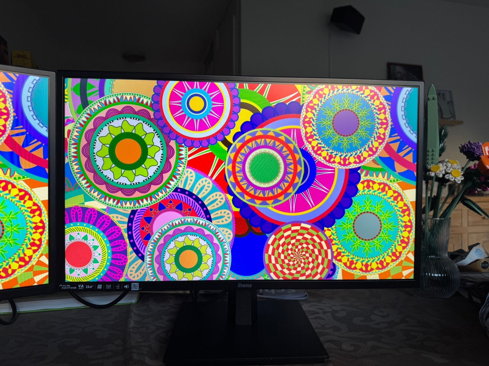iiyama 23,6 inch Full HD monitor, 3 tot 5 ms, DisplayPort, Ingebouwde speakers, 23,6