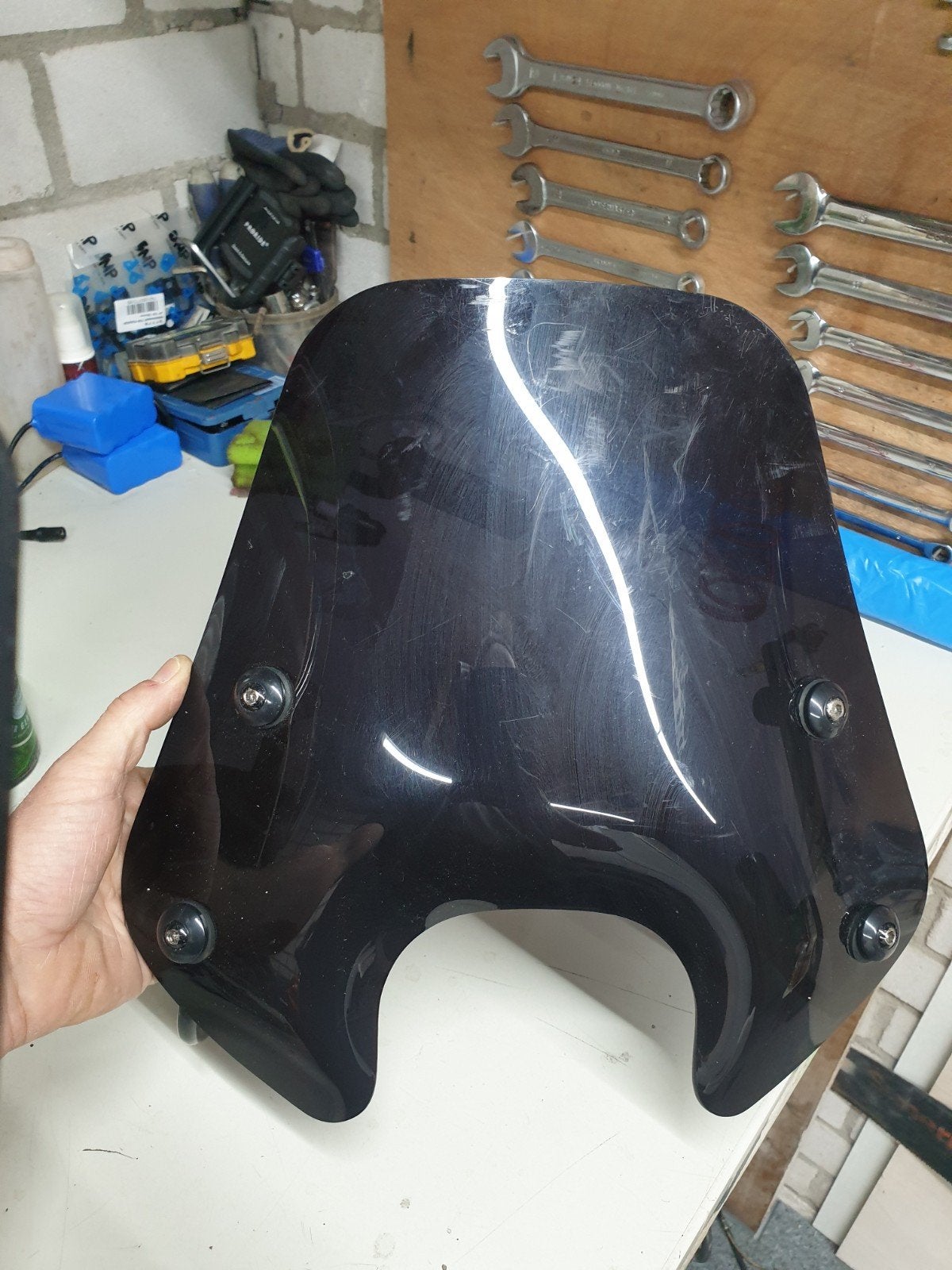 piaggio zip 2000 laag windscherm!!!!!!, Ophalen of Verzenden, Zo goed als nieuw, Overige typen, Piaggio