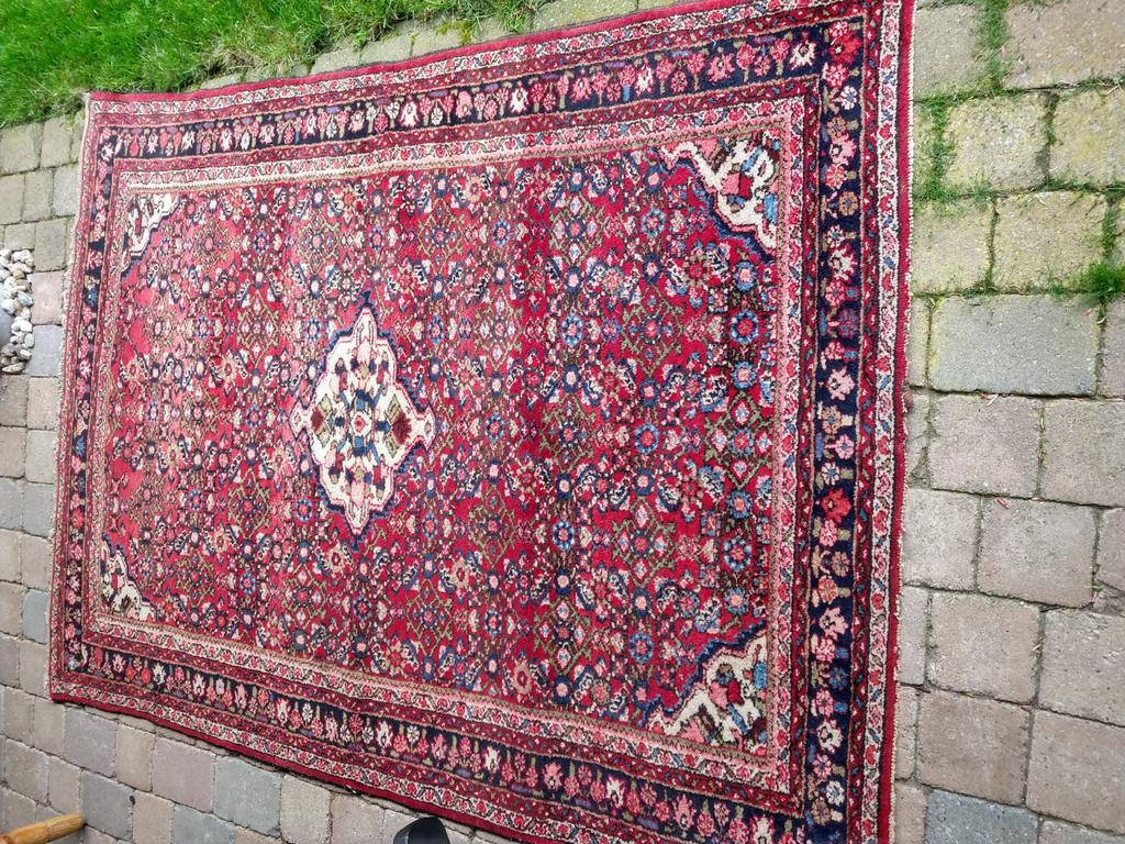Perzisch tapijt, Ophalen of Verzenden, Gebruikt, Rechthoekig, 200 cm of meer